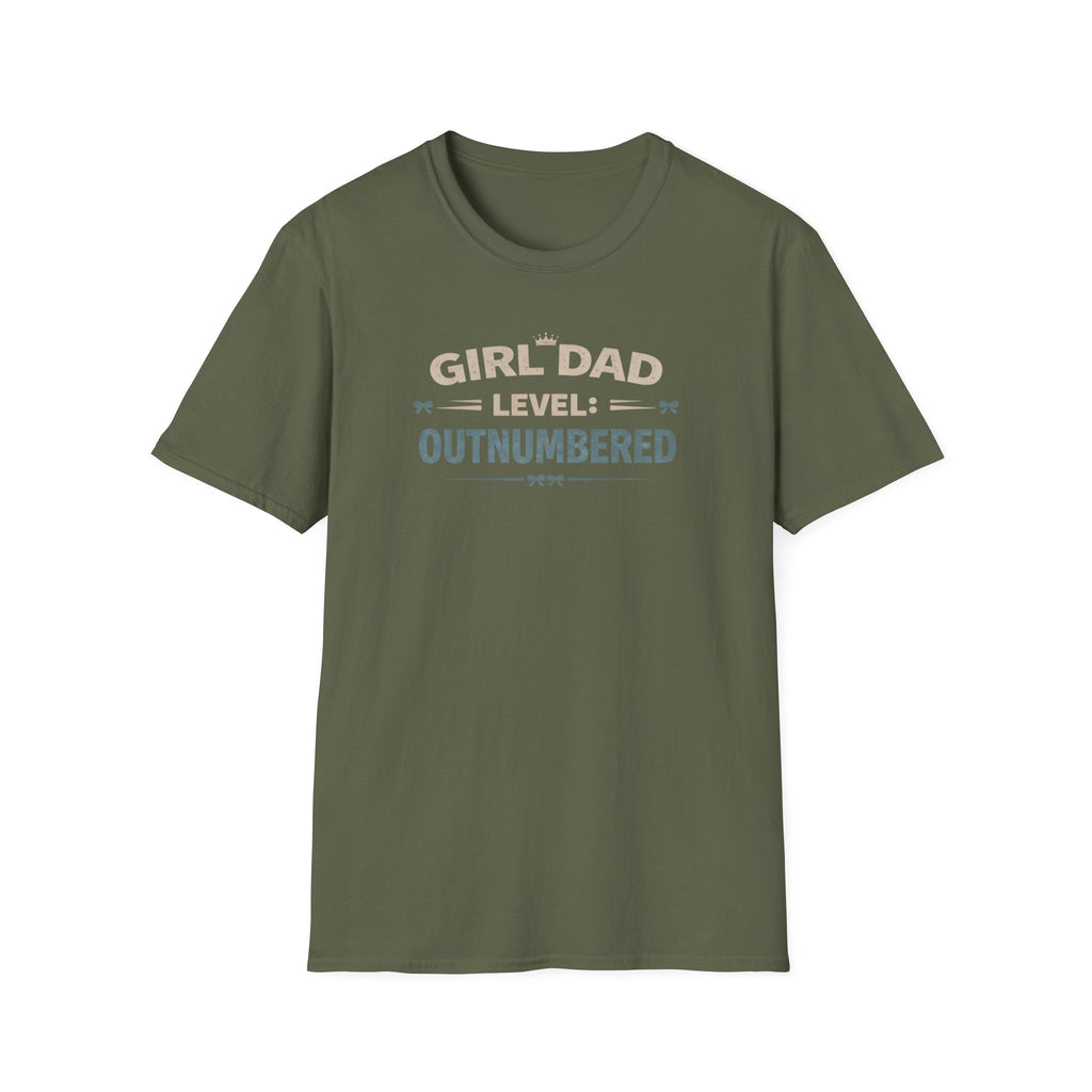 Girl Dad Level: outnumbered T-Shirt