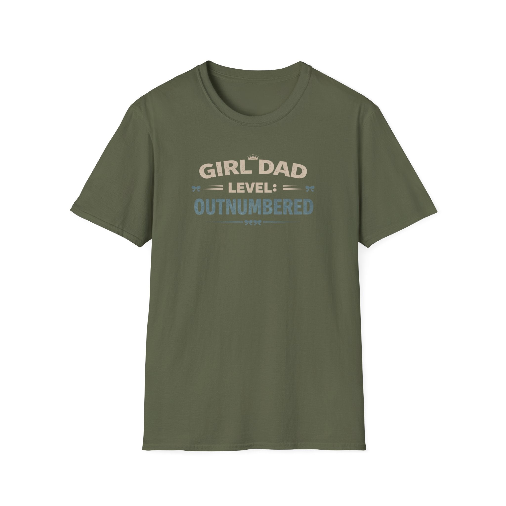 Girl Dad Level: outnumbered T-Shirt
