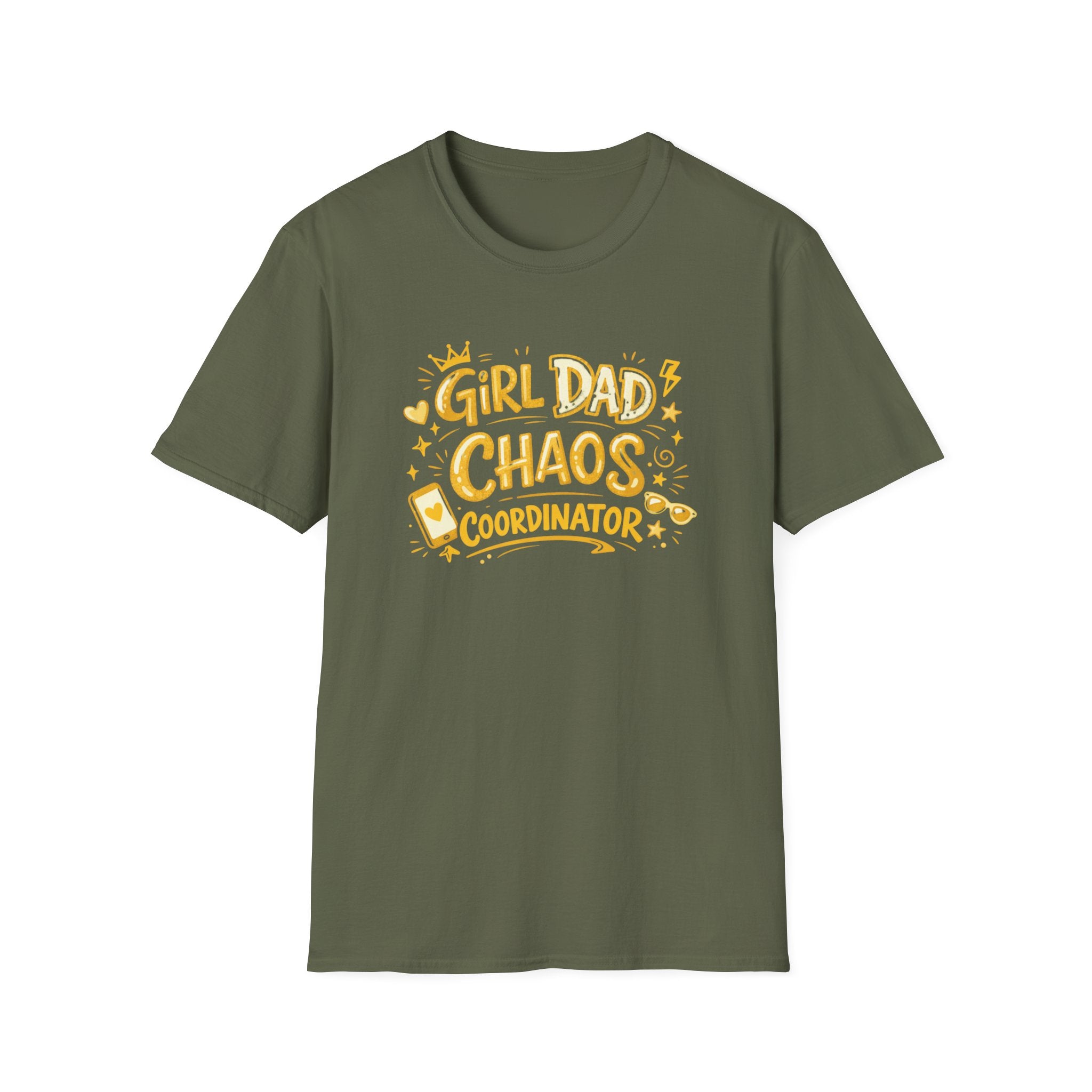 Girl Dad: Chaos Coordinator - Teen - graphic T-Shirt