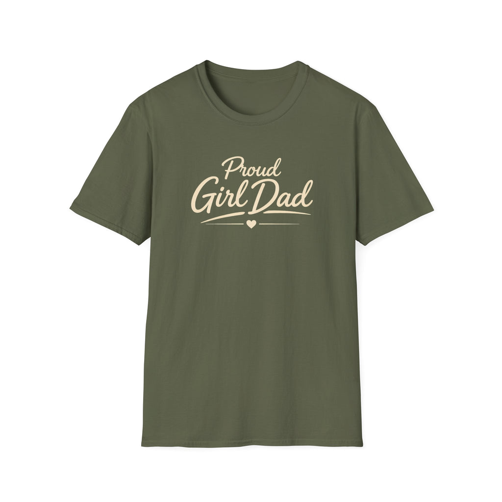 Proud Girl Dad - minimal T-Shirt